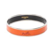 Pre-owned Metal bracelets Hermès Vintage , Gray , Dames