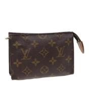 Pre-owned Canvas pouches Louis Vuitton Vintage , Brown , Dames