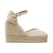 Stijlvolle Espadrilles voor een Chic Uiterlijk Castañer , White , Dame...