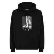 Zwarte Oversized Hoodie Gcds , Black , Heren