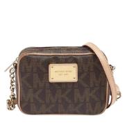 Pre-owned Leather crossbody-bags Michael Kors Pre-owned , Brown , Dame...