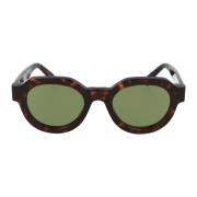 Ronde acetaat zonnebril Retrosuperfuture , Brown , Unisex