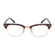 Vierkante Frame Bril Ray-Ban , Brown , Unisex