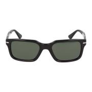 Vierkante Frame Zonnebril Persol , Black , Unisex