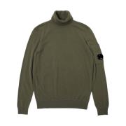 Steen Grijs Logo Patch Sweater C.p. Company , Gray , Heren