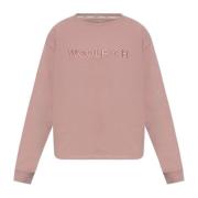 Sweatshirt met logo Woolrich , Pink , Dames