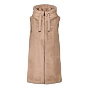 Capuchon pluche vest Betty Barclay , Beige , Dames