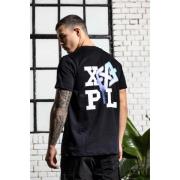 Overspray Heren Zwart T-Shirt Xplct Studios , Black , Heren