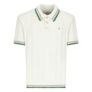 Ivoor Polo Shirt met Kraag en Knopen Casablanca , Beige , Heren