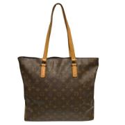 Pre-owned Canvas totes Louis Vuitton Vintage , Brown , Dames