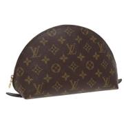 Pre-owned Canvas pouches Louis Vuitton Vintage , Brown , Dames