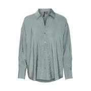 Queeny Oversized Shirt Balsam Groen Vero Moda , Green , Dames