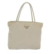 Pre-owned Nylon totes Prada Vintage , Beige , Dames