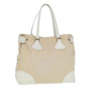 Pre-owned Canvas totes Prada Vintage , Beige , Dames