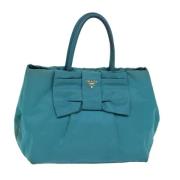 Pre-owned Nylon handbags Prada Vintage , Blue , Dames