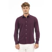 Italiaanse Kraag Shirt Melody Stijl Baldinini , Purple , Heren