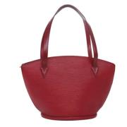 Pre-owned Leather shoulder-bags Louis Vuitton Vintage , Red , Dames