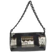 Pre-owned Vinyl chanel-bags Chanel Vintage , Black , Dames