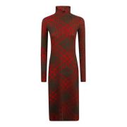 Elegante Jurken Collectie Burberry , Red , Dames