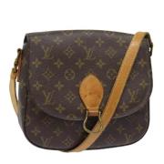 Pre-owned Canvas shoulder-bags Louis Vuitton Vintage , Brown , Dames