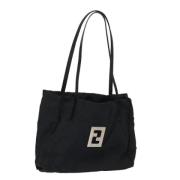 Pre-owned Nylon totes Fendi Vintage , Black , Dames