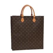 Pre-owned Canvas handbags Louis Vuitton Vintage , Brown , Dames