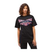 Voorbedrukt T-shirt Custo Barcelona , Black , Dames