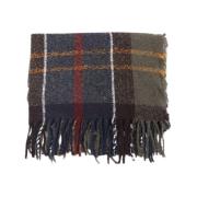 Tartan Boucle Sjaal Zacht Fringe Barbour , Multicolor , Unisex