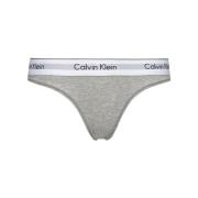 Moderne Katoenen String Ondergoed Calvin Klein , Gray , Dames