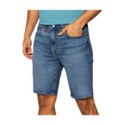 Blauwe Denim Shorts Regular Fit Bermuda Levi's , Blue , Heren