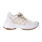 Witte Casual Synthetische Sneakers Guess , White , Dames