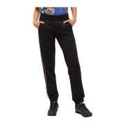 Sweatpants met Logo Zijstrepen Custo Barcelona , Black , Dames