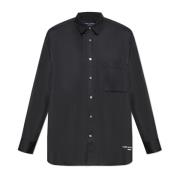 Shirt met logo Comme des Garçons , Black , Heren