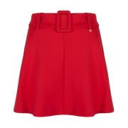 A-lijn Mini Rok Liu Jo , Red , Dames