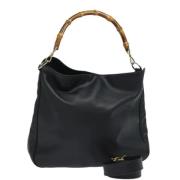 Pre-owned Leather gucci-bags Gucci Vintage , Black , Dames