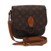 Pre-owned Canvas shoulder-bags Louis Vuitton Vintage , Brown , Dames