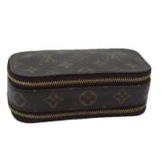 Pre-owned Canvas clutches Louis Vuitton Vintage , Brown , Dames