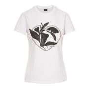 T-shirt met strass-print voor dames Liu Jo , White , Dames