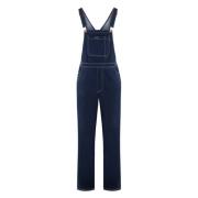 Denim Overall met Contraststiksels See by Chloé , Blue , Dames