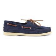 Blauwe Suède Mocassins Lente/Zomer Collectie Duca di Morrone , Blue , ...