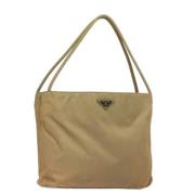 Pre-owned Nylon prada-bags Prada Vintage , Beige , Dames