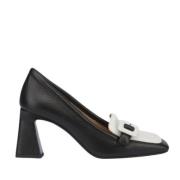 Zwarte Hakken Schoenen Pollini , Black , Dames