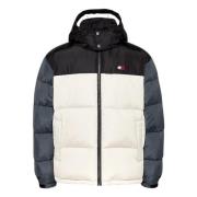 Kleur blok pufferjas met afneembare capuchon Tommy Hilfiger , Multicol...