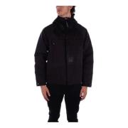 Metropolis Zwarte Hoodie Jas C.p. Company , Black , Heren