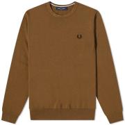 Klassieke Crew Neck Jumper Fred Perry , Brown , Heren