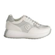 Sportieve Witte Veterschoenen met Contrastdetails Laura Biagiotti , Wh...