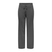 Casual elastische taille damesbroek Only , Gray , Dames