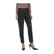 Wortel Denim Jeans Only , Black , Dames