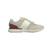 Retro Runner Logo Dames Sneakers Tommy Hilfiger , Beige , Dames