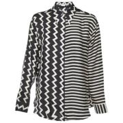 Pre-owned Silk tops Stella McCartney Pre-owned , Black , Dames